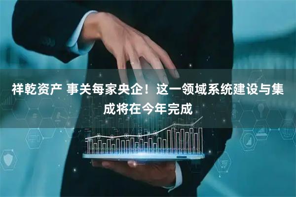 祥乾资产 事关每家央企！这一领域系统建设与集成将在今年完成